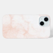 Moderne weiße und goldene Marmor Case-Mate iPhone Hülle (Rückseite (Horizontal))