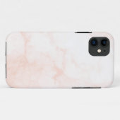 Moderne weiße und goldene Marmor Case-Mate iPhone Hülle (Rückseite (Horizontal))