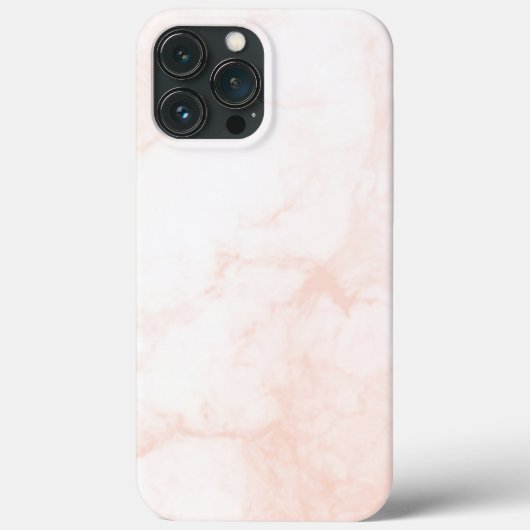 Moderne weiße und goldene Marmor Case-Mate iPhone Hülle (Rückseite)