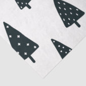 Moderne weiße und schwarze skandinavische Weihnach Seidenpapier (Ausschnitt)