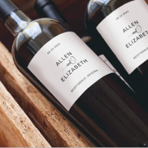 Moderne weiße und schwarze Stilelemente für Hochze