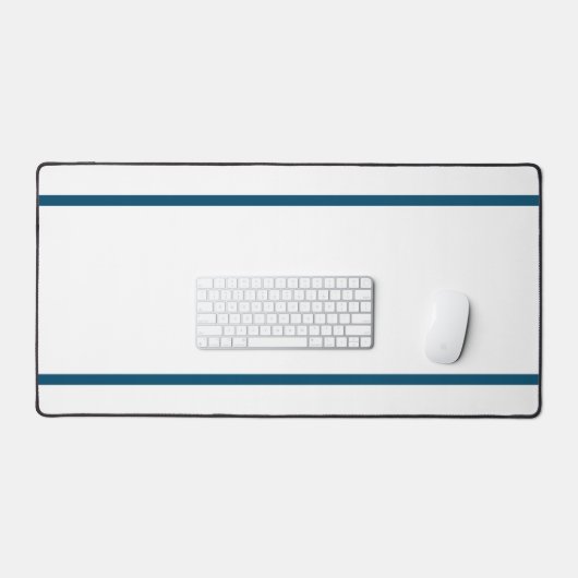 Moderne weiße, zweischlanke, tiefe Ozeane Schreibtischunterlage (Tastatur & Maus)