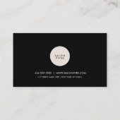 Moderne Wellness-Center- oder Salon-Minimalistisch Visitenkarte (Rückseite)