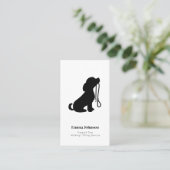 Moderne Welpen & Hunde wandern | Sitting Service Visitenkarte (Stehend Vorderseite)