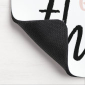 Moderne Welt hat diese positive Inspiration Mousepad (Ecke)