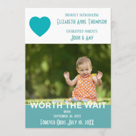 Moderne Welt warten - Ankündigung der Adoption