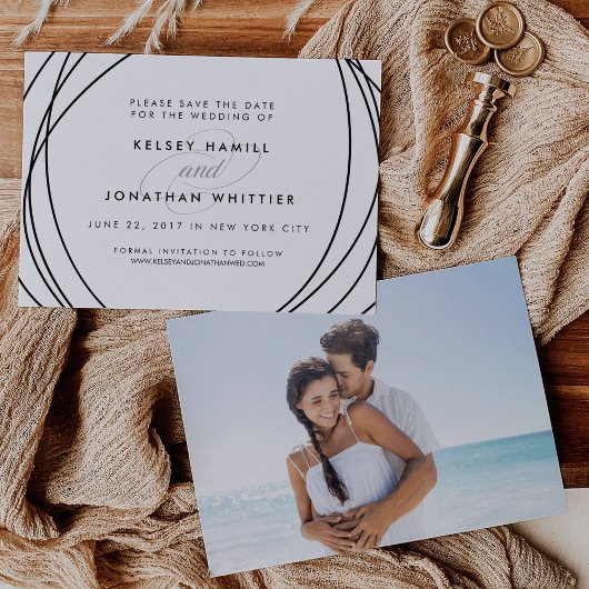 Moderne Welten | Optionales Back-Foto Save the Dat Save The Date