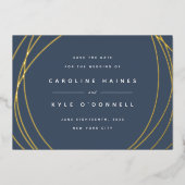 Moderne Welten | Save the Date aufgedeckte Karte (Vorderseite)