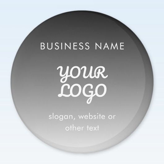 Moderne Werbe-Logo & Text | Bearbeitbare Farbe Magnet