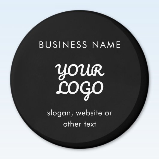 Moderne Werbe-Logo & Text | Bearbeitbare Farbe Magnet