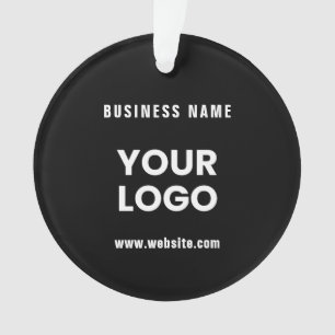 Moderne Werbe-Logo & Text Bearbeitbare Farbe Ornament