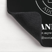 Moderne Werbe-Mauspad mit individuellem Firmenlogo Mousepad (Ecke)