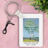 Moderne Werbeaktion für Buchsignierung Schlüsselanhänger