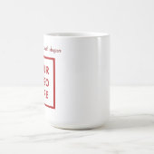 Moderne Werbeunternehmen-Logo-Slogan-Website Kaffeetasse (Mittel)