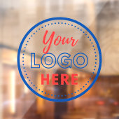 Moderne Werbung für Firmenlogo Fensteraufkleber (Blatt 2)