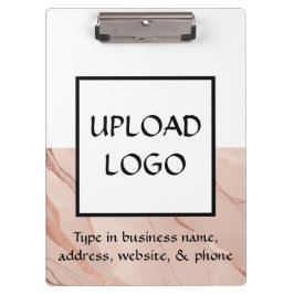 Moderne Werbung für Minimalistische Logos Klemmbrett