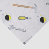 Moderne Werkzeuge Muster Whimsical Fun Moderne Seidenpapier (Detail)