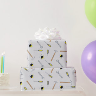 Moderne Werkzeuge Muster Whimsical Spaß Geschenkpapier