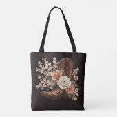 Moderne Western-Blume mit Cowboy-Boot Tasche (Rückseite)