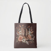 Moderne Western-Blume mit Cowboy Boots Tasche (Vorderseite)