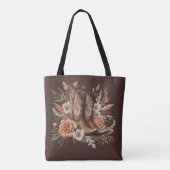 Moderne Western-Blume mit Cowboy Boots Tasche (Rückseite)