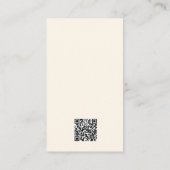 Moderne Western Boho Wedding Website Begleitkarte (Rückseite)