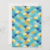 Moderne Whale-Inspiriert Weihnachtseinladung Einladung (Rückseite)