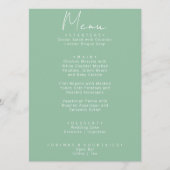 Moderne whimsical farbenfroh brillant Fun Boho Hoc Menükarte (Vorderseite)