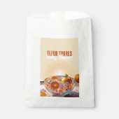 Moderne Whimsical Orange Citrus Foto Babydusche Geschenktütchen (Vorderseite)