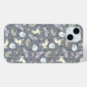 Moderne Whimsical Sleeping Hunde Vanilla Club Case-Mate iPhone Hülle (Rückseite (Horizontal))