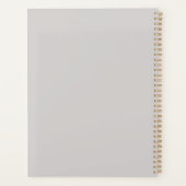 Moderne Whimsy-Delphine-Hochzeit Planer (Rückseite)