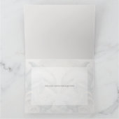 Moderne Whimsy-Dolphin-Hochzeit Dankeskarte (Innenseite)