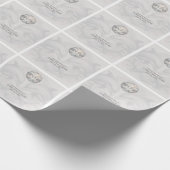 Moderne Whimsy-Dolphin-Hochzeit Geschenkpapier (Ecke)