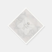 Moderne Whimsy-Dolphin-Hochzeit Serviette (Ecke)