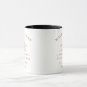 Moderne Whiskey-Wochenend-Junggesellenparty Tasse (Zentrum)