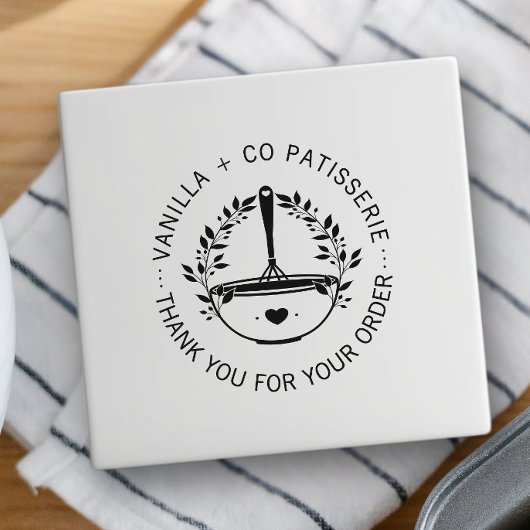 Moderne Whisky Bäckerei Geschäftskunde Vielen Dank Permastempel