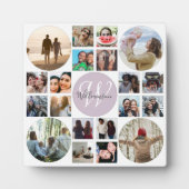 Moderne Wiedersehen 20 FotoCollage Fotoplatte (Vorderseite)