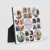 Moderne Wiedersehen 20 FotoCollage Fotoplatte (Vorderseite)