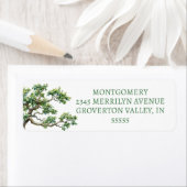 Moderne Wiedersehen-Bäume Zweigstelle Wasserfarbe (Insitu)