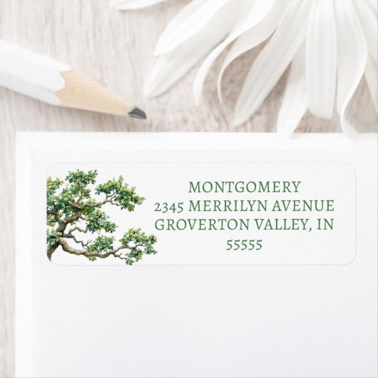 Moderne Wiedersehen-Bäume Zweigstelle Wasserfarbe (Insitu)