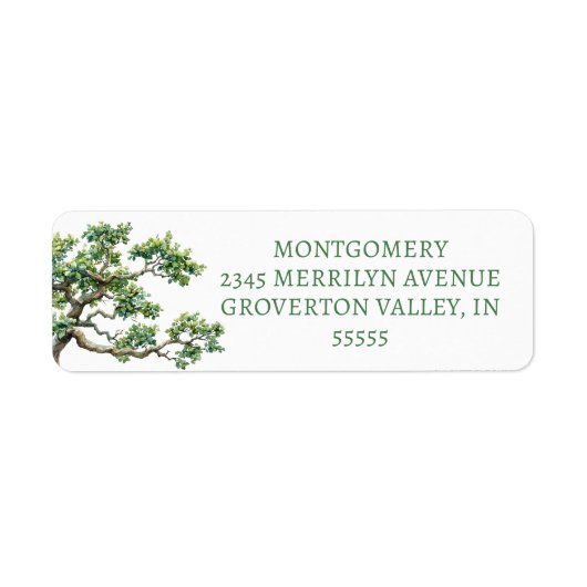 Moderne Wiedersehen-Bäume Zweigstelle Wasserfarbe (Vorne)