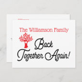 Moderne Wiedersehen-Einladung Postkarte (Vorne/Hinten)