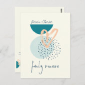 Moderne Wiedersehen-Einladung Postkarte (Vorne/Hinten)