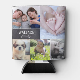 Moderne Wiedersehen Foto Collage-Familie Dosenkühler