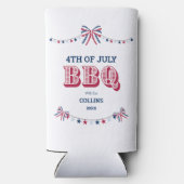 Moderne Wiedersehen GRILLEN 4. Juli Sommersommer P Selters Dosenkühler (Rückseite)