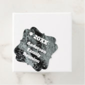 Moderne Wiedersehen Schwarz-weiß sinkendes Wasser Geschenkanhänger (Beispiel)