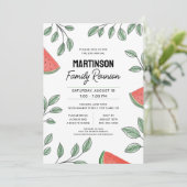 Moderne Wiedersehen Summer Tree Einladung (Stehend Vorderseite)