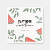 Moderne Wiedersehen Summer Tree Serviette (Vorderseite)