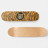 Moderne Wild Tiger Muster Skateboard (Horizontal)