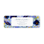 Moderne Wildblume Blue Wedding (Vorne)